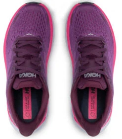 HOKA Women's Clifton 8 - Grape Wine/Beautyberry (1119394-GWBY) -Saucony Store 05 0000301130147 sw