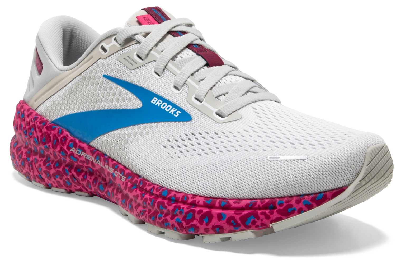 Brooks Women's Adrenaline GTS 22 - White/Oyster/Brilliant (1203531B160) 2 Brooks Women's Adrenaline GTS 22 - White/Oyster/Brilliant (1203531B160) - Image 2