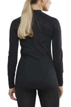 Craft Women's Active Intensity Crewneck Baselayer - Black/Asphalt (1907937-999995) 9 Craft Women's Active Intensity Crewneck Baselayer - Black/Asphalt (1907937-999995) -Saucony Store 1907937 999995 Active Intensity CN LS C2 Preview