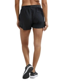 Craft Women's Advance Essence 5" Stretch Short - Black (1910759-999000) 7 Craft Women's Advance Essence 5" Stretch Short - Black (1910759-999000) -Saucony Store 1910759 999000 ADVEssence5 InchStretchShortsW Closeup2 Preview