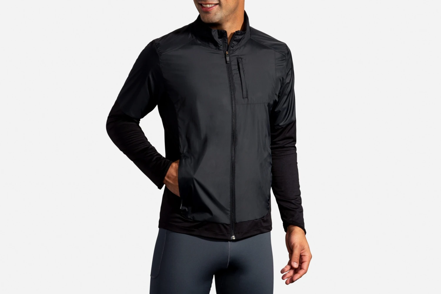Brooks Men's Fusion Hybrid Jacket (211299) 1 Brooks Men's Fusion Hybrid Jacket (211299)