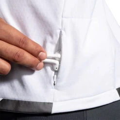 Brooks Men's Run Visible Thermal Hoodie - White/Asphalt/Nightlife (211411134) -Saucony Store 211411 134 D2 Run Visible Thermal Hoodie