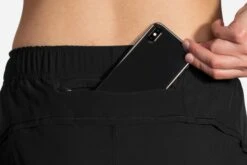 Brooks Women's Chaser 5" 2-IN-1 Short - Black (221464001) 9 Brooks Women's Chaser 5" 2-IN-1 Short - Black (221464001) -Saucony Store 221464 001 D2 Chaser 5in 2in1 Short