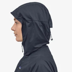 Patagonia Women's Houdini Air Jacket - Smolder Blue (24040SMDB) -Saucony Store 24040 SMDB HOOD