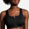 Brooks Women's Dare Zip Run Sports Bra - Black (350075001)