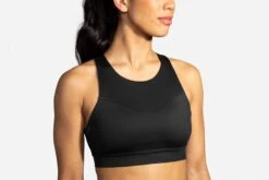 Brooks Women's Drive 3 Pocket Run Bra (350080) 28 Brooks Women's Drive 3 Pocket Run Bra (350080) -Saucony Store 350080 001 MF Drive 3 Pocket Run Bra