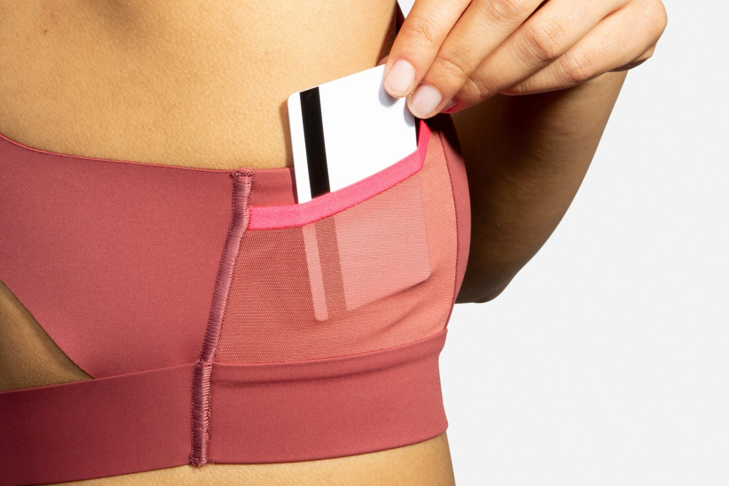 Brooks Women's Drive 3 Pocket Run Bra (350080) 5 Brooks Women's Drive 3 Pocket Run Bra (350080) - Image 5