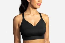 Brooks Women's Drive Interlace Run Bra (350082) -Saucony Store 350082 001 MF Drive Interlace Run Bra