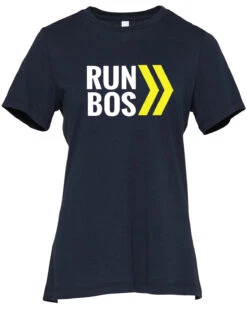 Women's RUN BOS Relaxed Triblend Short Sleeve Tee (TS-RUNBOS-6413) -Saucony Store 6413 gd z FF