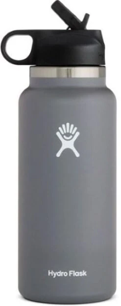Hydro Flask 32oz Wide Mouth W/ Straw Lid Bottles (W32BSW) -Saucony Store 683128bb dac2 4b71 866e f4e538c0b19e 1 1