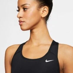 Nike Women's Swoosh Medium Support Non-Padded Sports Bra (BV3630) 10 Nike Women's Swoosh Medium Support Non-Padded Sports Bra (BV3630) -Saucony Store BV3630 010 PHSYM001