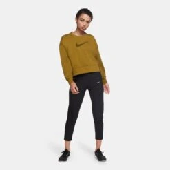 Nike Women's Dri-Fit Bliss Victory Mid-Rise Training Pant - Black (CU4321-010) -Saucony Store CU4321 010 PHSYM002