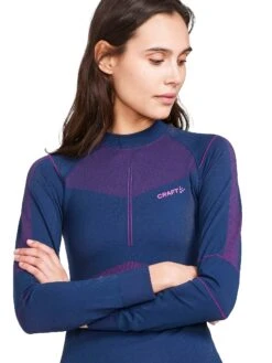 Craft Women's Active Intensity Crewneck Baselayer - Tide/Roxo (1907937-698486) -Saucony Store CraftWomensCrewneckBaselayerTide Roxo2 min