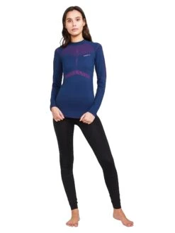 Craft Women's Active Intensity Crewneck Baselayer - Tide/Roxo (1907937-698486) -Saucony Store CraftWomensCrewneckBaselayerTide Roxo4 min
