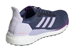 Adidas Women's Solar Glide 19 - Tech Indigo/Cloud White/Purple Tint (EE4333) -Saucony Store EE4333 FTW photo back lateral top transparent