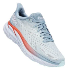 HOKA Women's Clifton 8 Wide (D) 9 HOKA Women's Clifton 8 Wide (D) -Saucony Store HOKAWomensClifton8Wide BlueFogPleinAir 2
