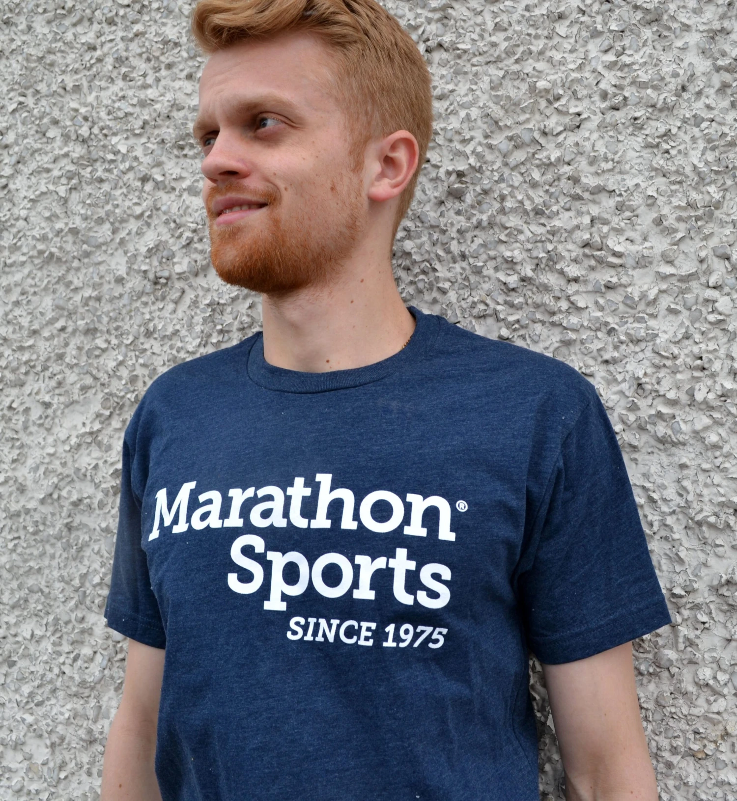 Marathon Sports Men's Logo Tee - Navy/White (M LOGO TEE 1) 1 Marathon Sports Men's Logo Tee - Navy/White (M LOGO TEE 1)