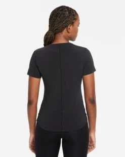 Women's Nike Dri Fit One Luxe Short Sleeve - Black (DD0618-010) -Saucony Store ONELUXE2