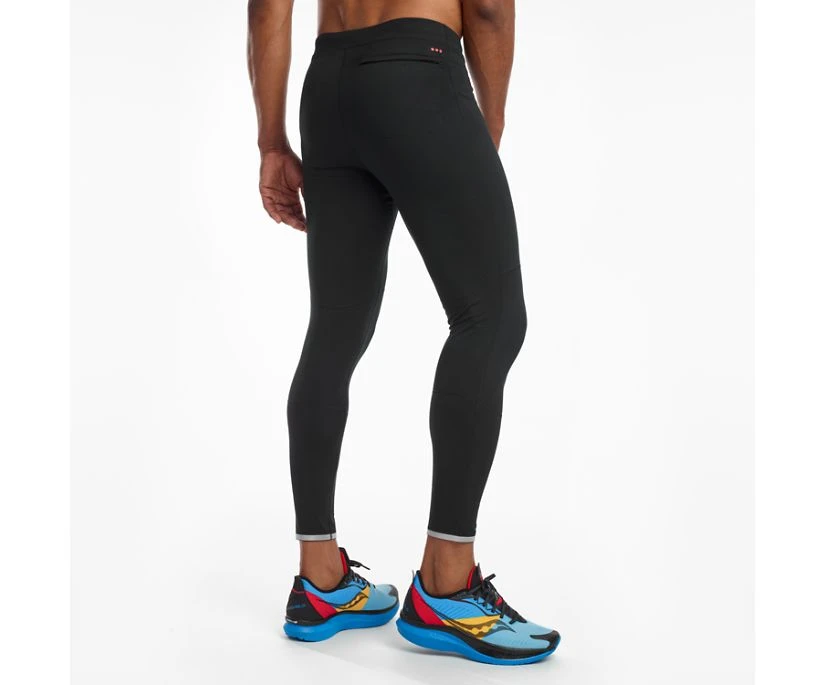 Saucony Men's Solstice Tight - Black (SAM800275-BK) 2 Saucony Men's Solstice Tight - Black (SAM800275-BK) - Image 2
