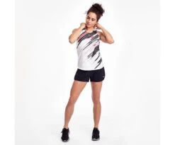 Saucony Women's Stopwatch Singlet (SAW800290) -Saucony Store SAW800290 REDPR 3