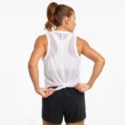Saucony Women's Rerun Tank -Saucony Store SAW800335 WH 3 1