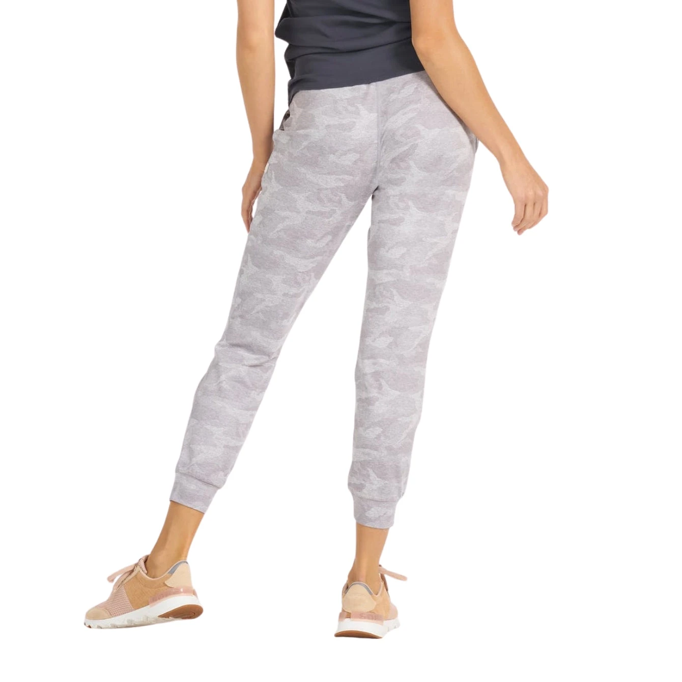 Vuori Women's Performance Joggers - Pale Heather Camo (VW303PHC) 2 Vuori Women's Performance Joggers - Pale Heather Camo (VW303PHC) - Image 2