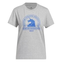 Adidas Women's Boston Marathon® Logo Tee 11 Adidas Women's Boston Marathon® Logo Tee -Saucony Store adidas boston marathon logo tee grey 6