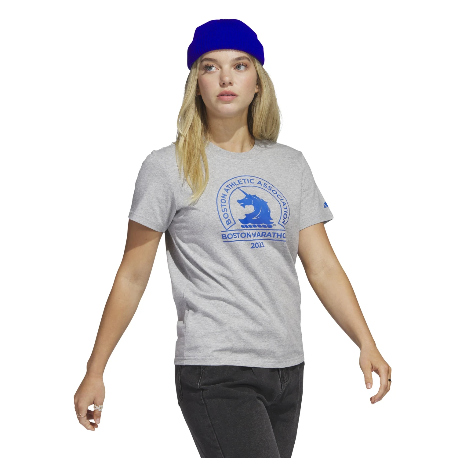 Adidas Women's Boston Marathon® Logo Tee 2 Adidas Women's Boston Marathon® Logo Tee - Image 2