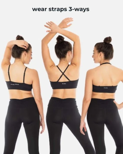 Handful Women's Adjustable Bra - Black (150-001) 2 Handful Women's Adjustable Bra - Black (150-001) - Image 2