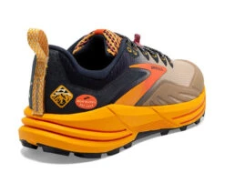 Brooks Men's Cascadia 16 -Saucony Store brooks mens cascadia 16 mens trail running shoe tan yellow 1