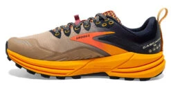 Brooks Men's Cascadia 16 -Saucony Store brooks mens cascadia 16 mens trail running shoe tan yellow 3