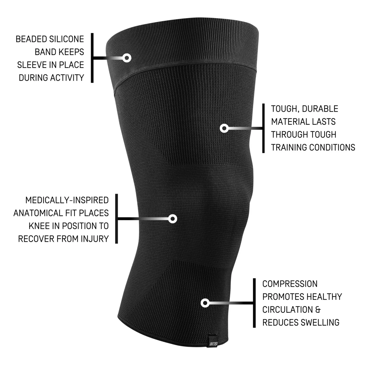 CEP Mid Support Knee Sleeve 5 CEP Mid Support Knee Sleeve - Image 5