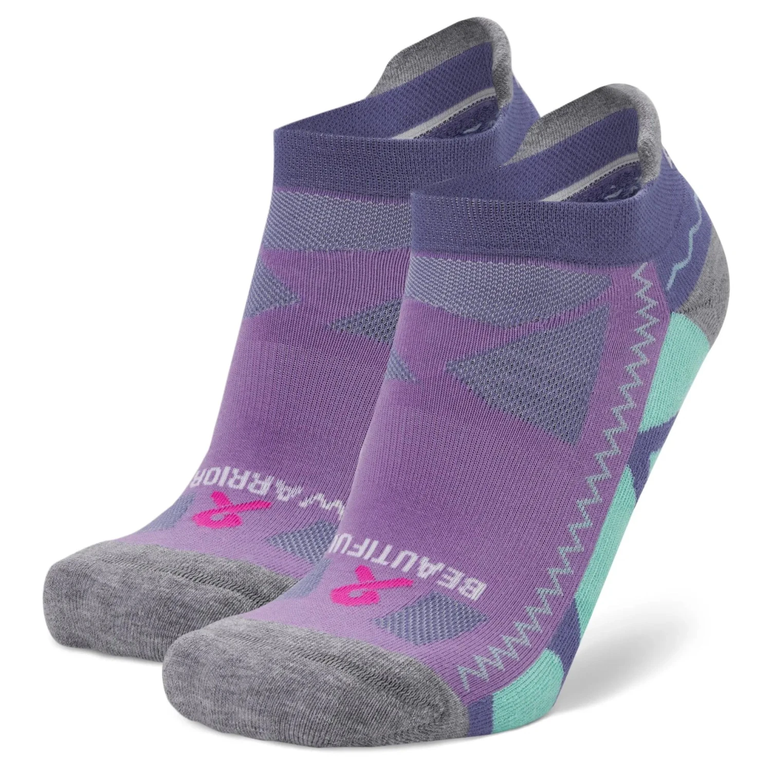 Balega Women's Grit And Grace Beautiful Warrior Running Socks - Violet (7496-6636) 5 Balega Women's Grit And Grace Beautiful Warrior Running Socks - Violet (7496-6636) - Image 5