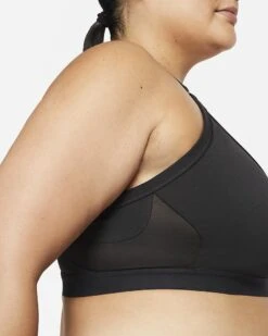 Nike Women's Dri-Fit Indy Sports Bra Plus Size -Saucony Store dri fit indy womens light support padded v neck sports bra plus size V9ZPw1 4