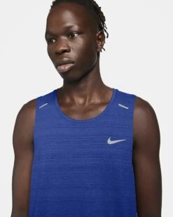 Nike Men's Dri-FIT Miler Tank - Game Royal (CU5982-480) -Saucony Store dri fit miler mens running tank hnP2xX 2