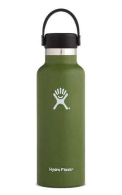 Hydro Flask 18 Oz Standard Mouth Bottles W/ Flex Cap (S18SX) -Saucony Store hydro flask stainless steel vacuum insulated 18 oz standard mouth olive 913422ed 3607 4729 9e44 8dc32dc1a5ee