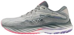 Mizuno Women's Wave Rider 27 -Saucony Store mizuno womens wave rider 27 pearl blue white