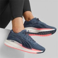 PUMA Women's Magnify Nitro Knit -Saucony Store puma womens magnify nitro knit running shoe blue gray 4