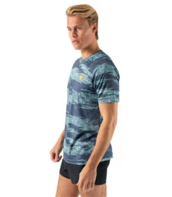 Rabbit Men's EZ Tee Perf SS | Trail -Saucony Store rabbit mens ez tee perf ss orion blue