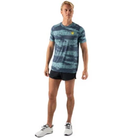 Rabbit Men's EZ Tee Perf SS | Trail -Saucony Store rabbit mens ez tee perf ss orion blue 2