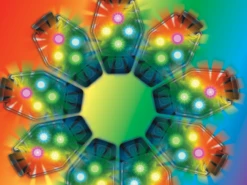 Amphipod Ultra-Strobe 2 Pack - Rainbow (4904-29) -Saucony Store rainbow ultra strobe clip lights 68495