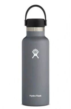 Hydro Flask 18 Oz Standard Mouth Bottles W/ Flex Cap (S18SX) -Saucony Store s18sx2 stone