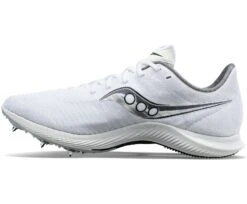 Saucony Women's Velocity MP Track Spike 7 Saucony Women's Velocity MP Track Spike -Saucony Store saucony womens track spike white silver 1