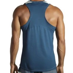 Brooks Men's Atmosphere Singlet -Saucony Store www brooksrunning com 211384 363 mb atmosphere singlet mens sleeveless running top 2