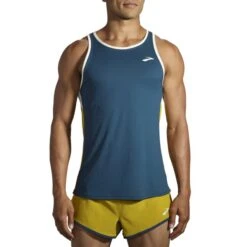 Brooks Men's Atmosphere Singlet -Saucony Store www brooksrunning com 211384 428 mv atmosphere singlet mens sleeveless running top 1